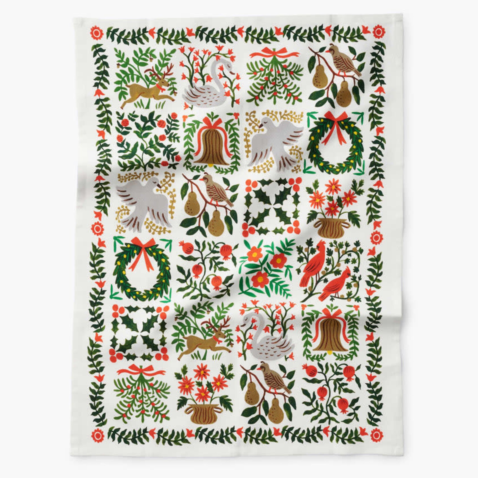Rifle Paper Co Holiday Tea Towel
