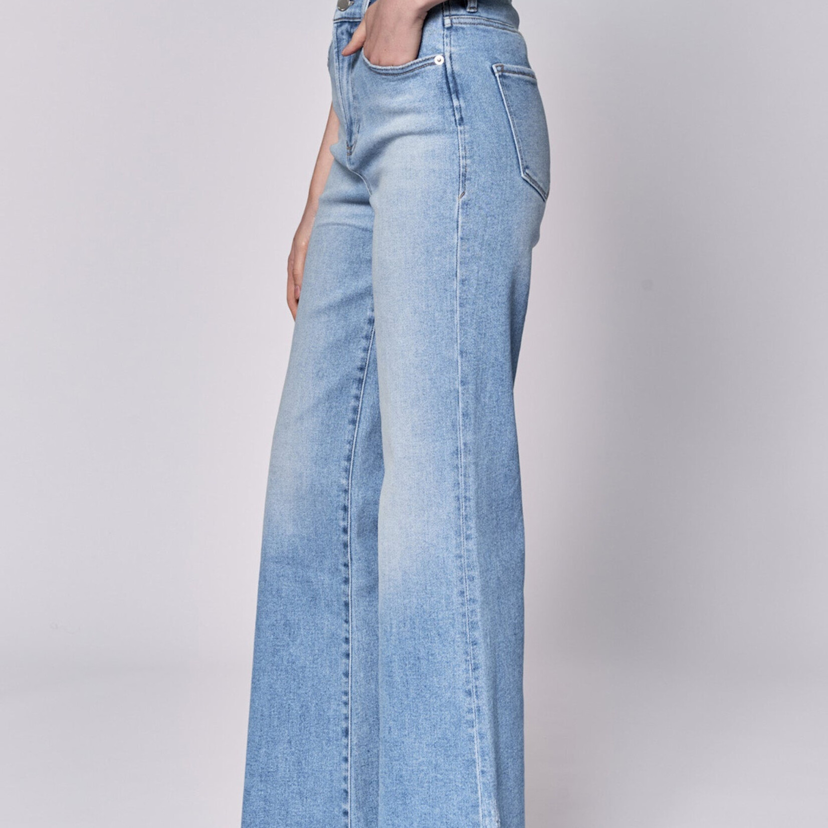 Fiona High Rise Fray Hem Jean