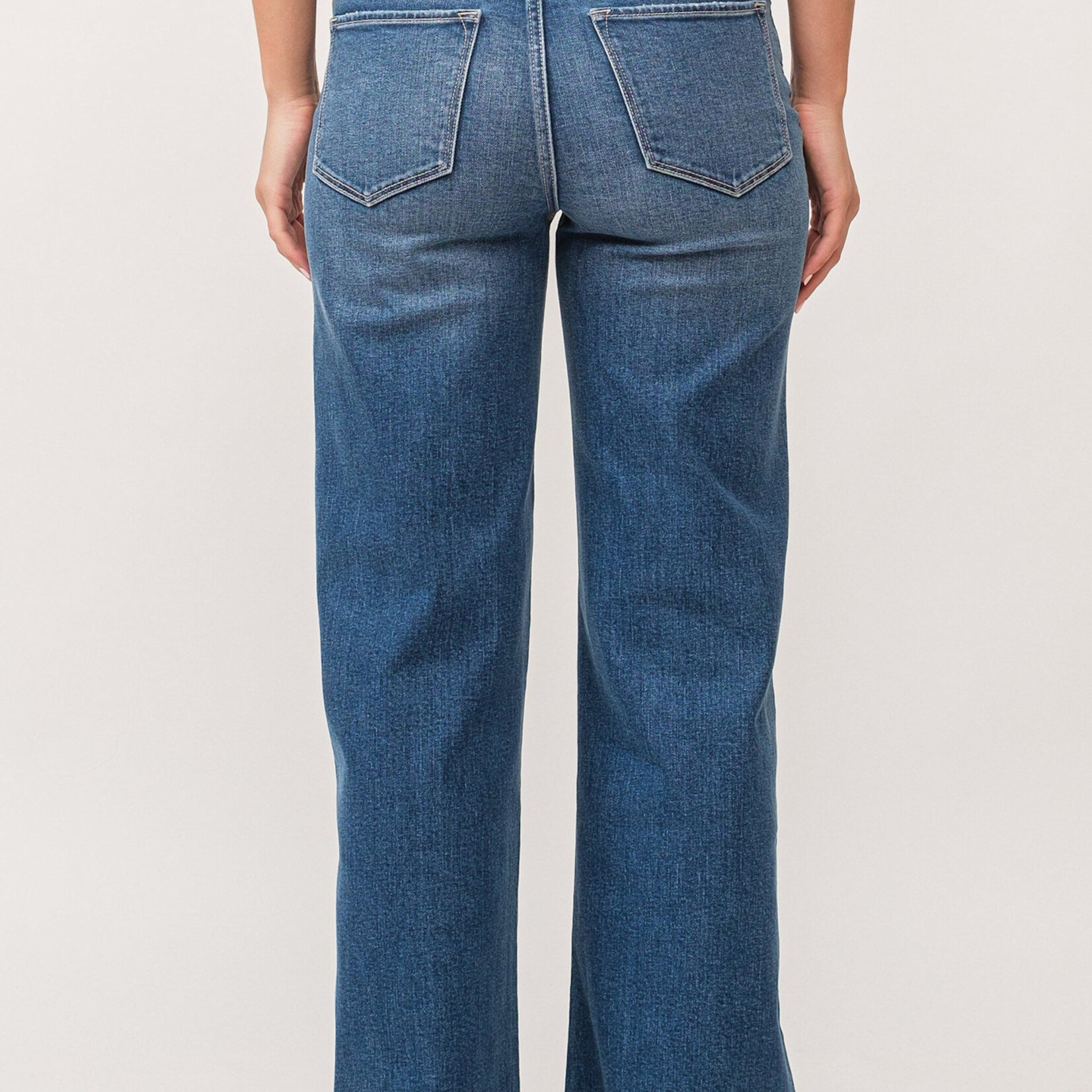Fiona High Rise Fray Hem Jean