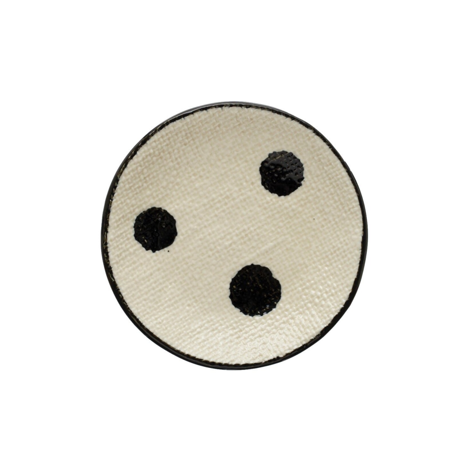 Linen Textured 4" Round Dish