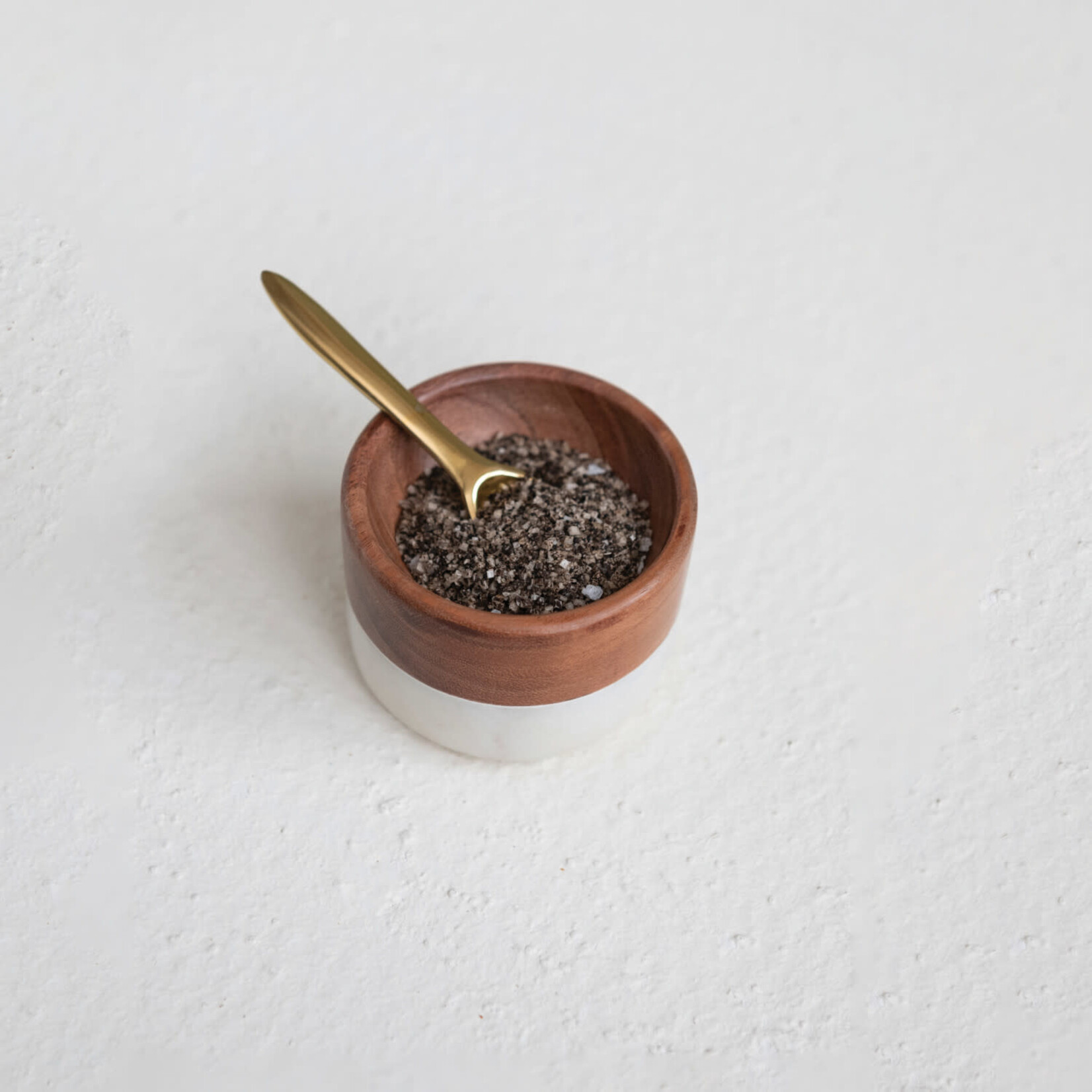 Marble + Wood Pinch Pot