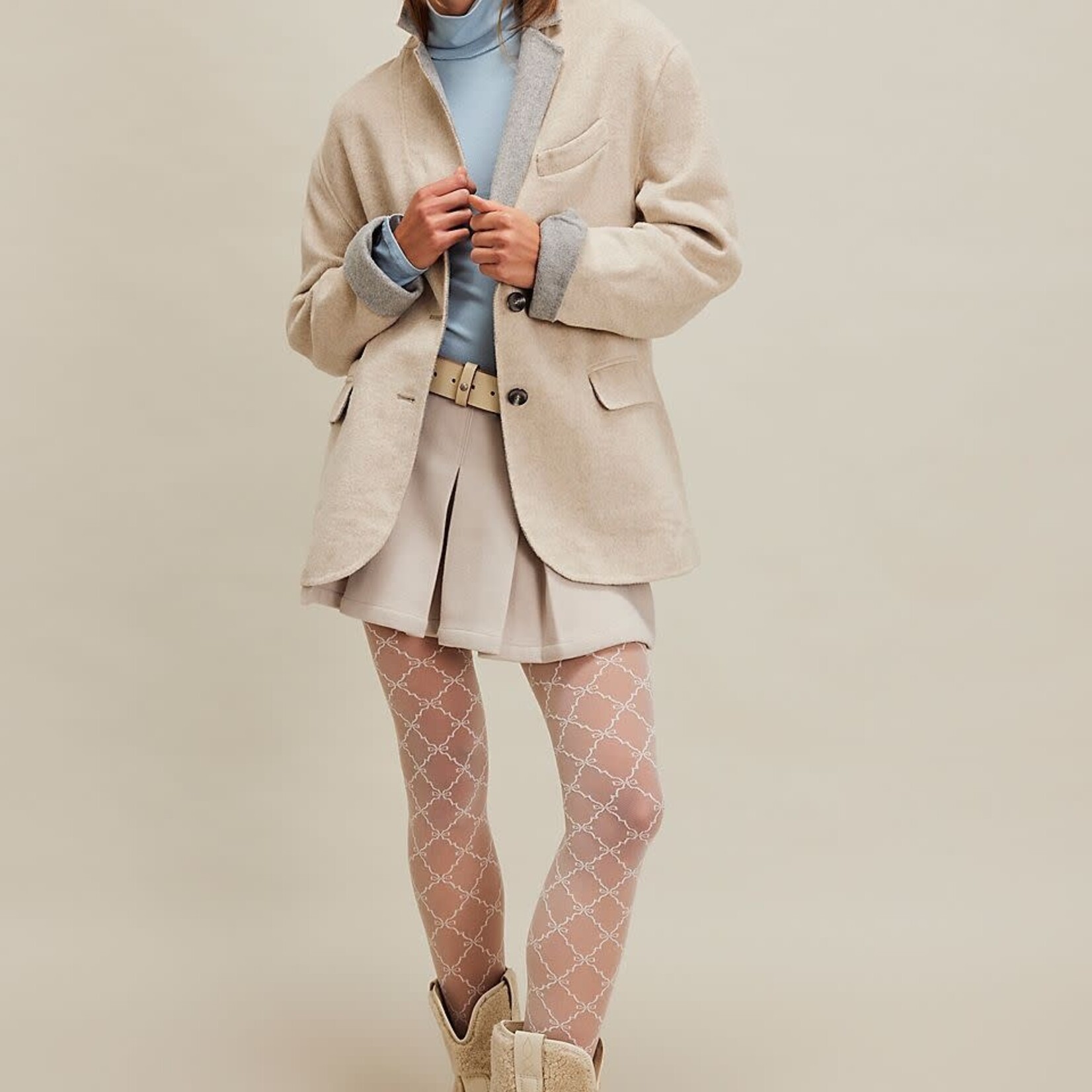 Free People Pitchfork Point Shearling Boot