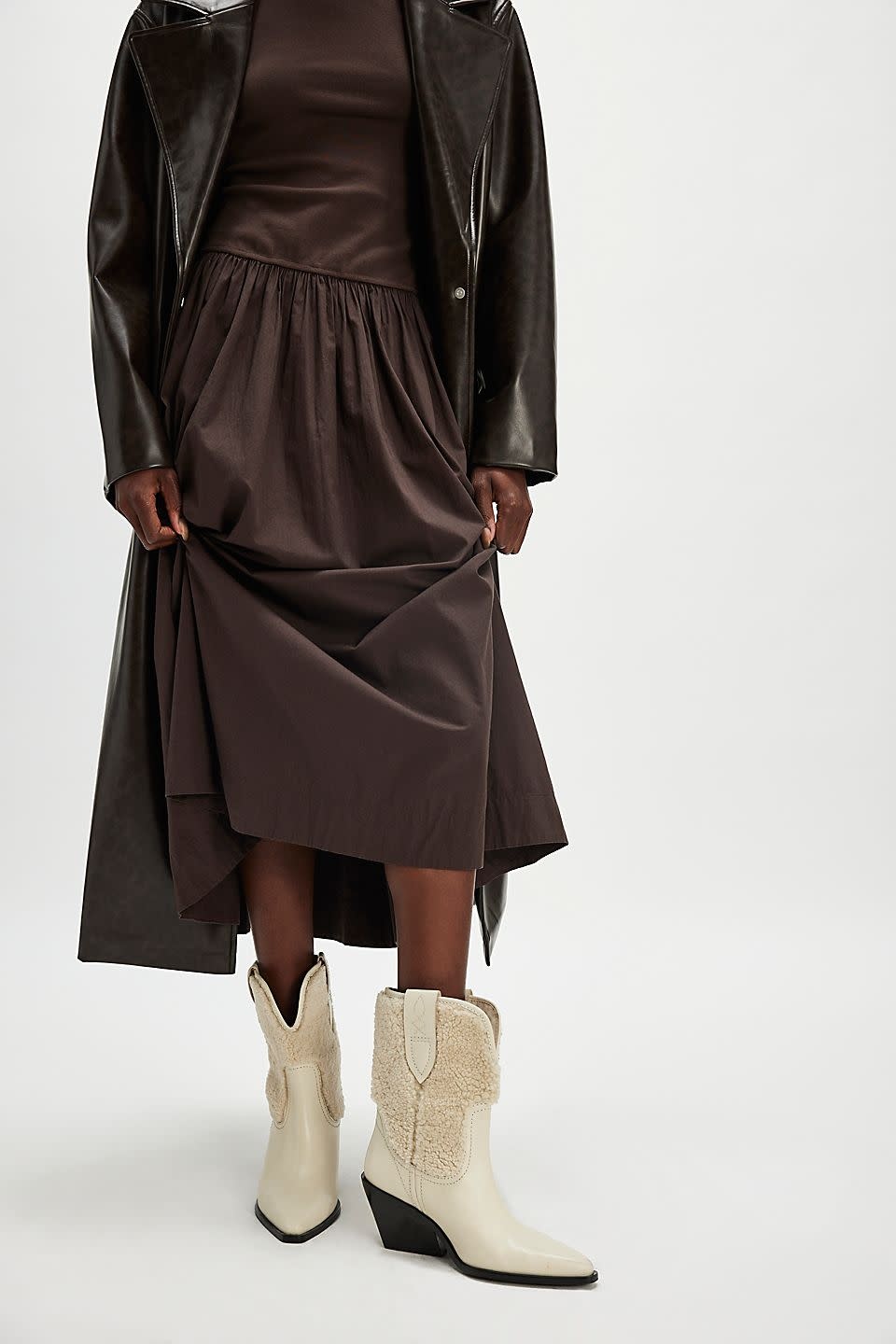 Pitchfork Point Shearling Boot - Theophilus