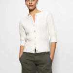 Sanctuary Clothing Fuzzy Cable Knit Cardi