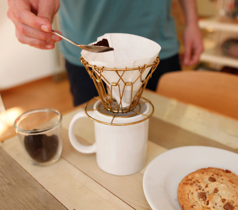 Foldable Brass Collapsible Coffee Dripper