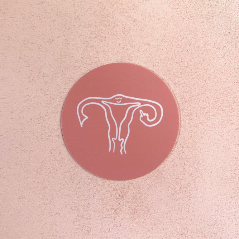 Craft Boner Sassy Uterus Sticker