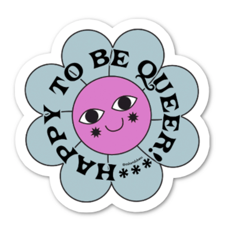 Happy to be Queer Sticker