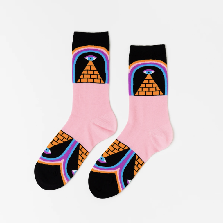 Pyramid Crew Socks