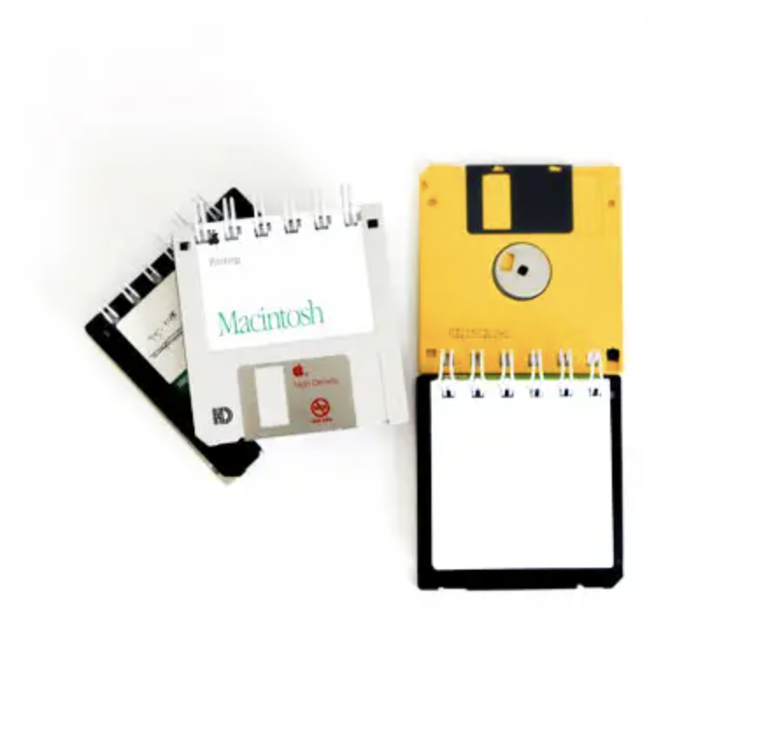 Attic Journals Floppy Disk Notepad