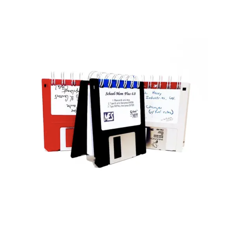 Attic Journals Floppy Disk Notepad