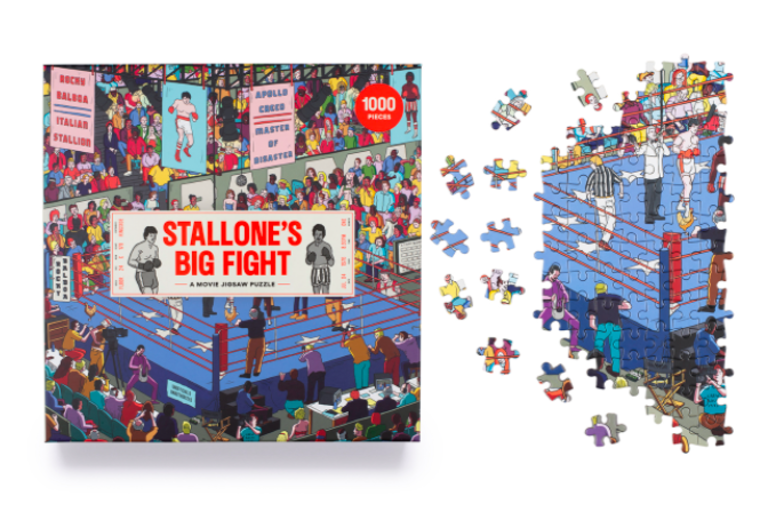 Stallone's Big Fight 1,000 Piece Puzzle