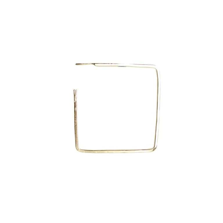 Small Square Gold Filled Hoops
