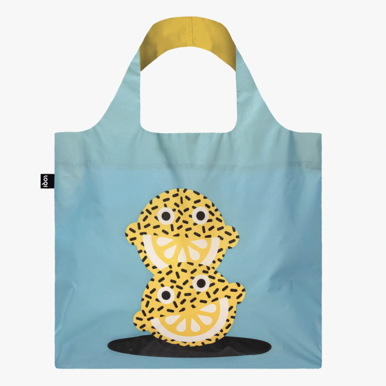 LOQI Lucky Lemons Recycled Tote Bag