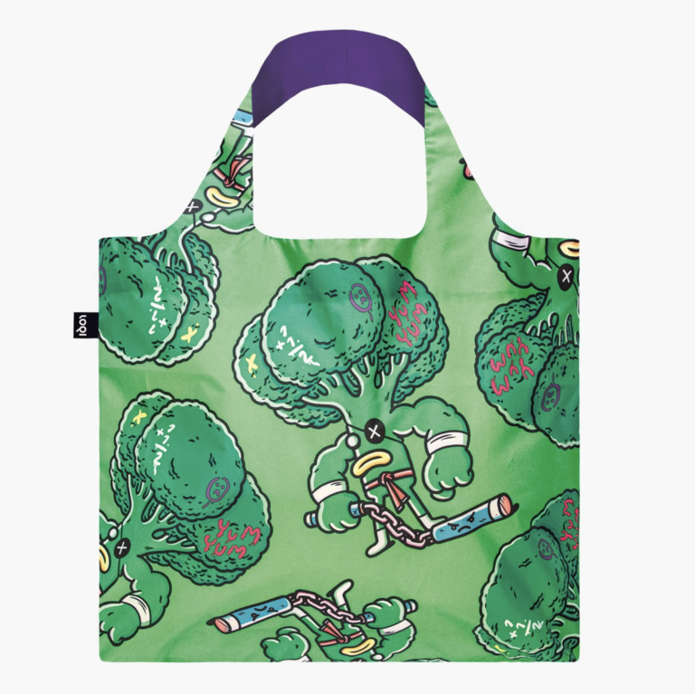 LOQI Eat Your Greens Recycled Tote Bag