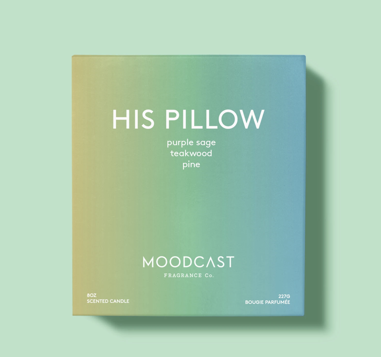 Moodcast His Pillow 8oz Candle