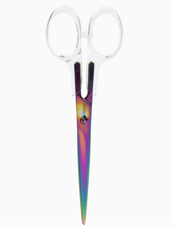 Poketo Iridescent Acrylic Scissors