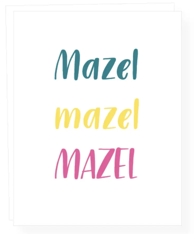 Mazel, Mazel, Mazel
