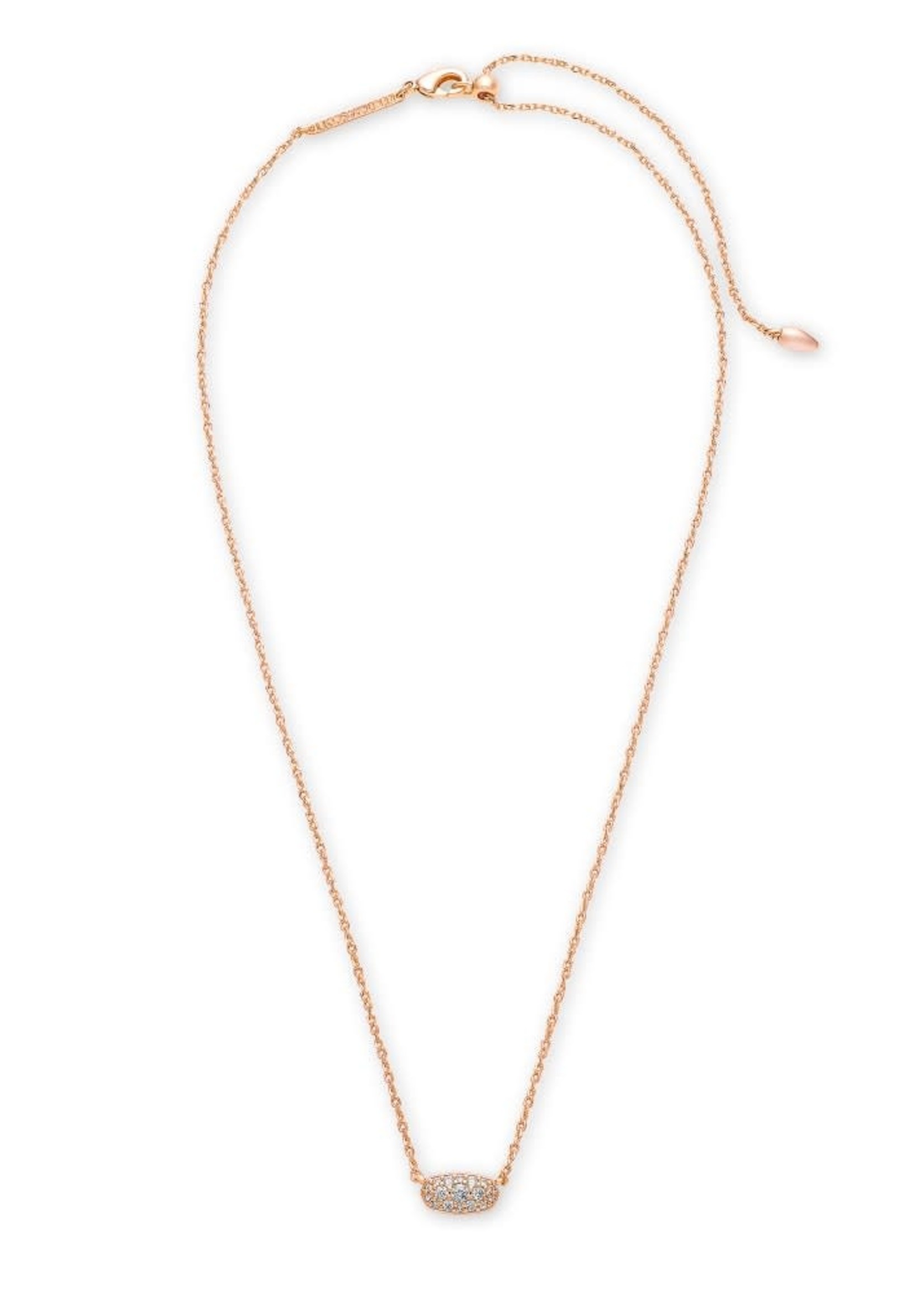 Kendra Scott Grayson Crystal Rose Gold White CZ