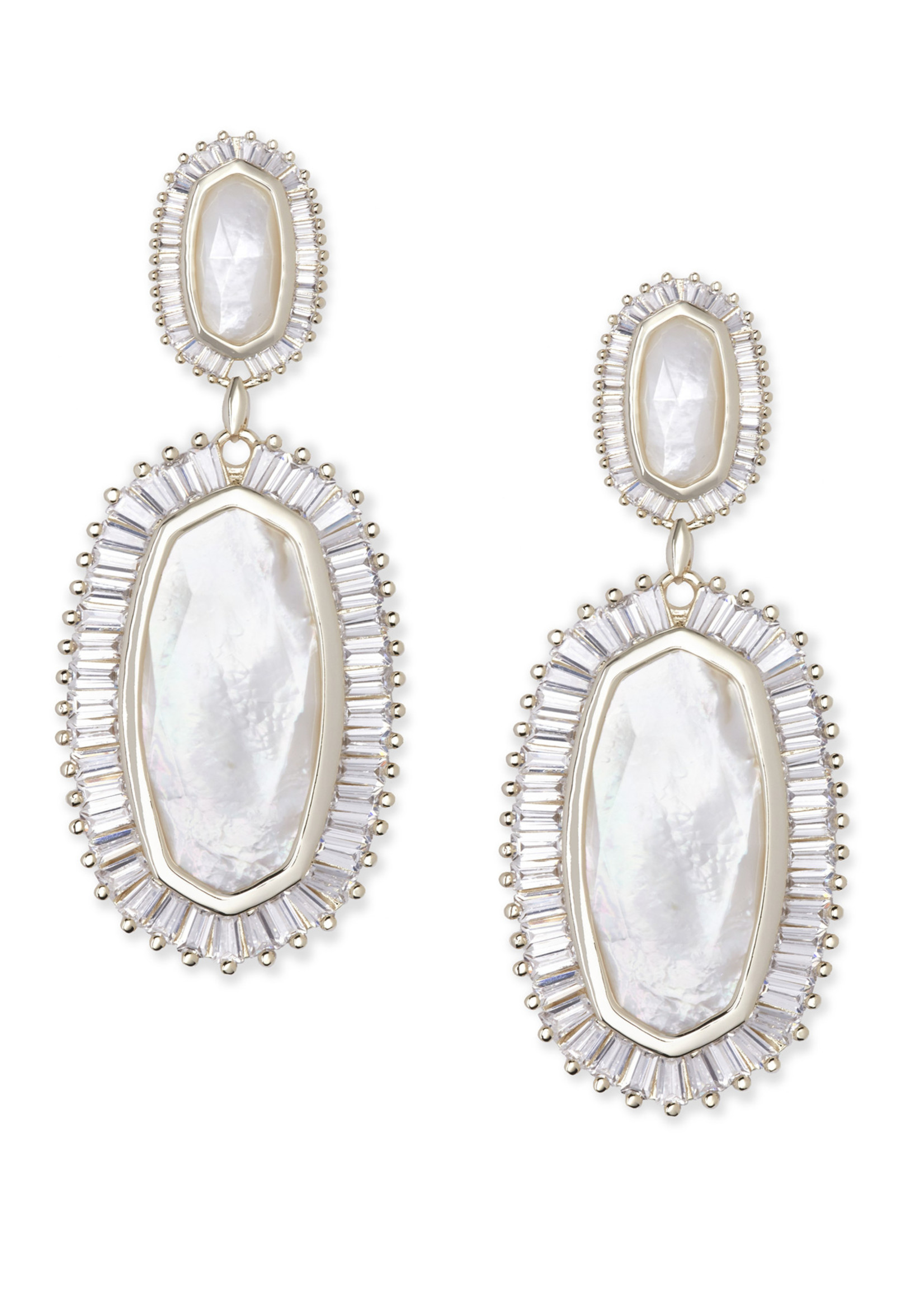 Kendra Scott KAKI EARRING GOLD IVORY MOTHER OF PEARL