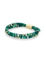 Kendra Scott REECE WRAP BRACELET GOLD GREEN MIX