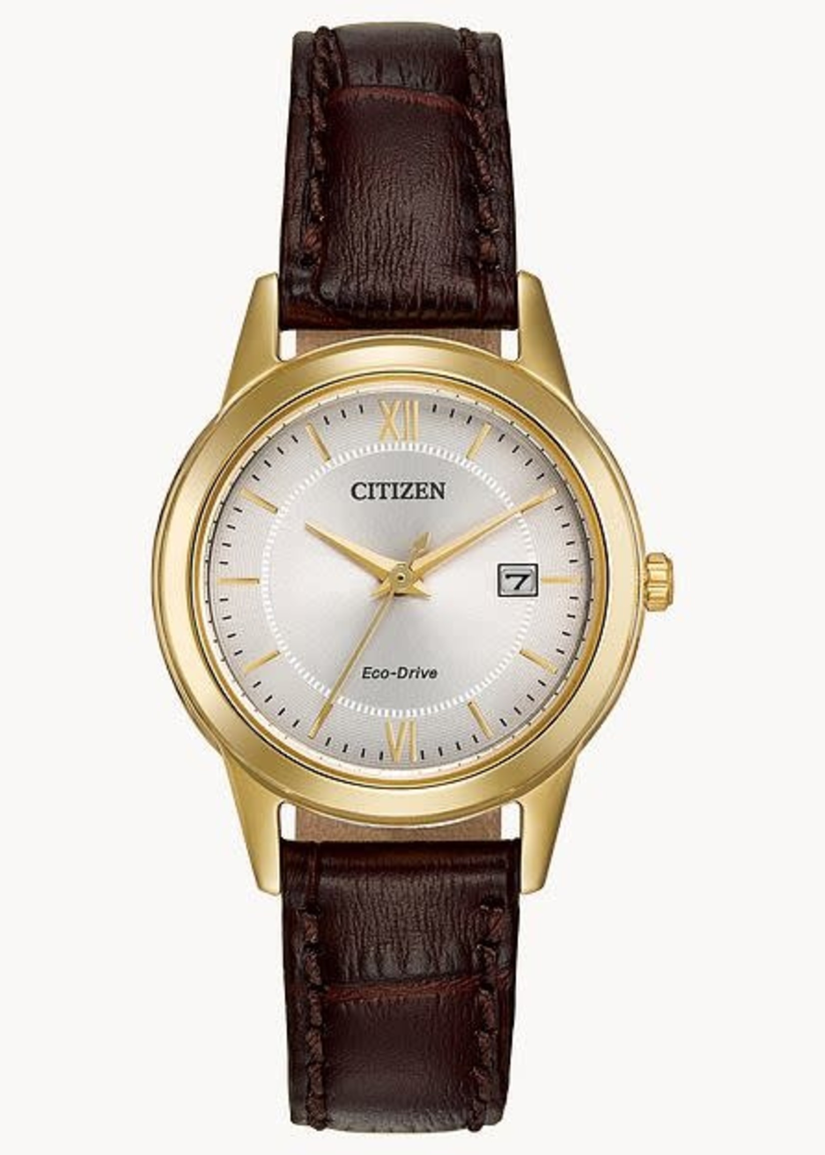 Citizen Ladies Brown Leather Watch