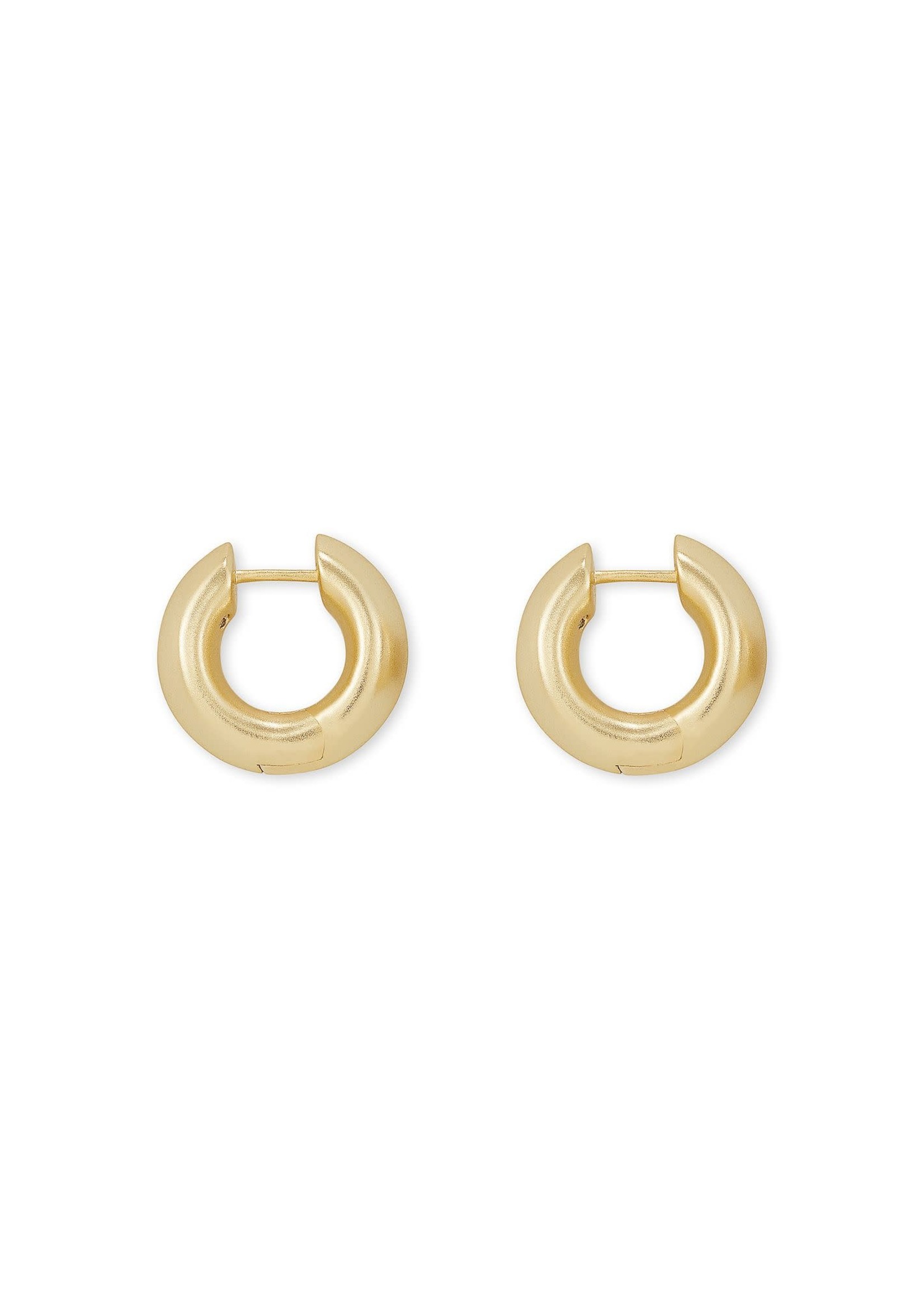 Kendra Scott MIKKI METAL HUGGIE EARRING GOLD METAL