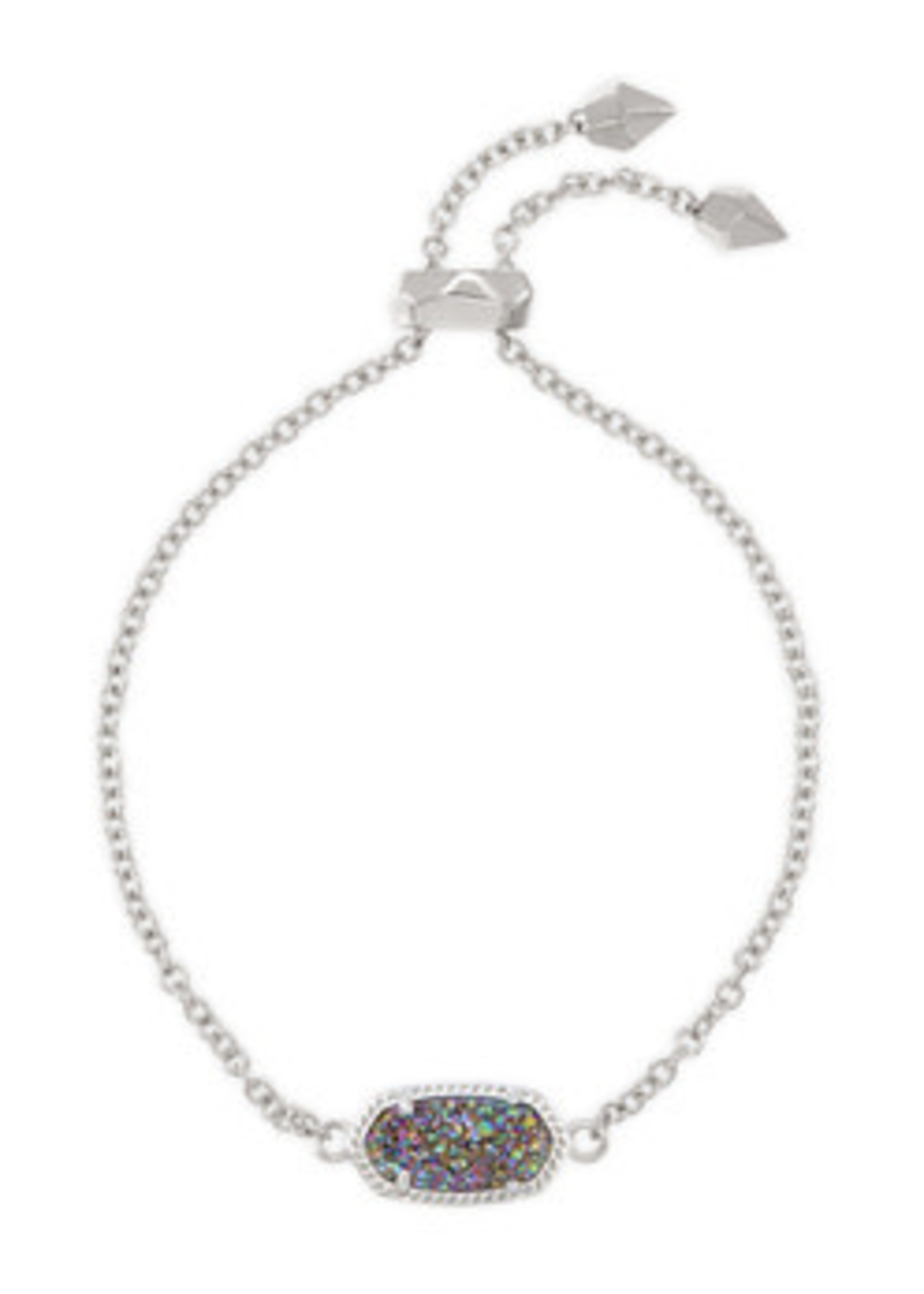 Kendra Scott ELAINA BRACELET RHODIUM MULTI DRUSY