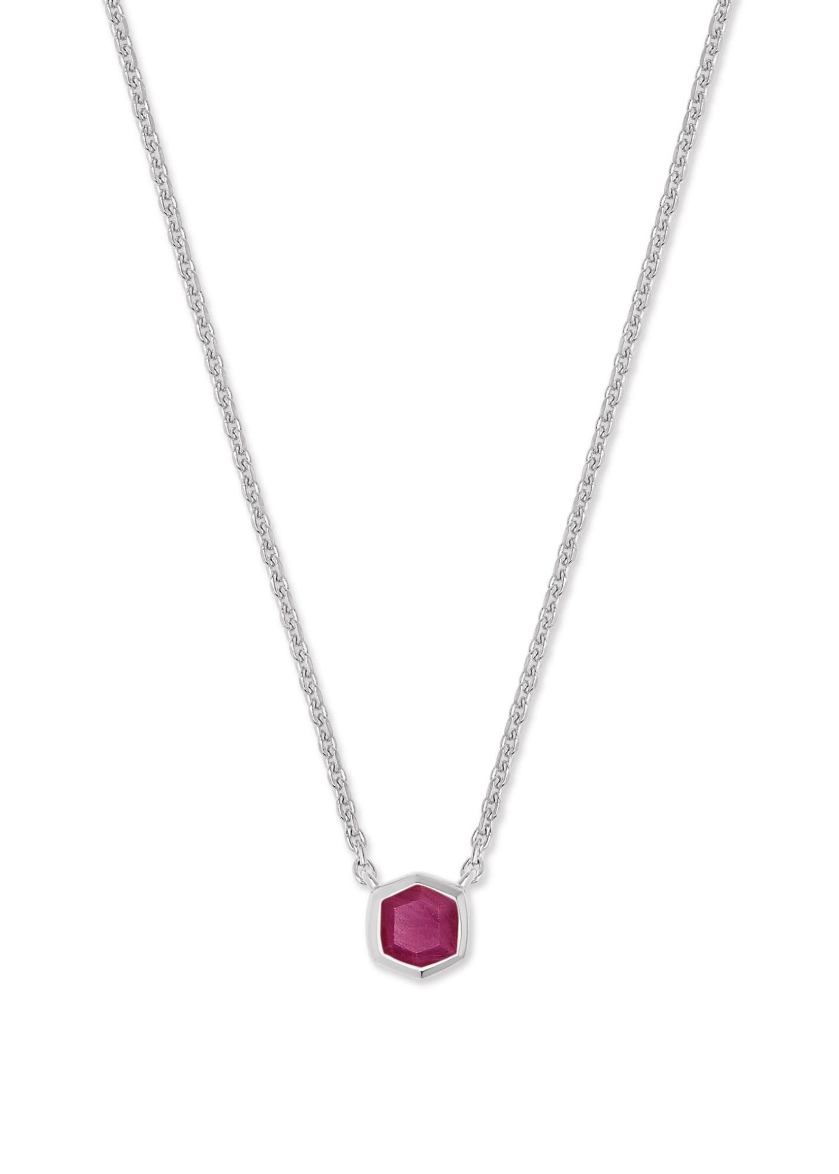 Kendra Scott DAVIE PENDANT NECKLACE RUBY