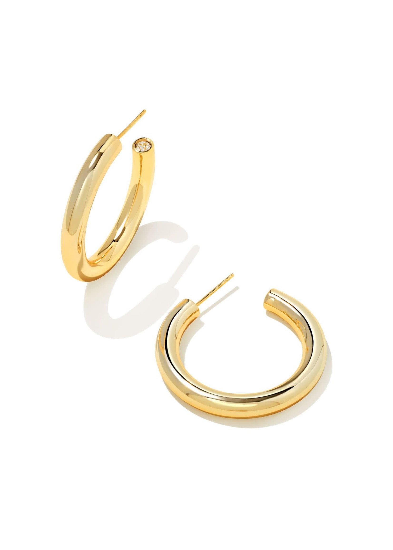 Kendra Scott COLETTE HOOP EARRINGS GOLD METAL