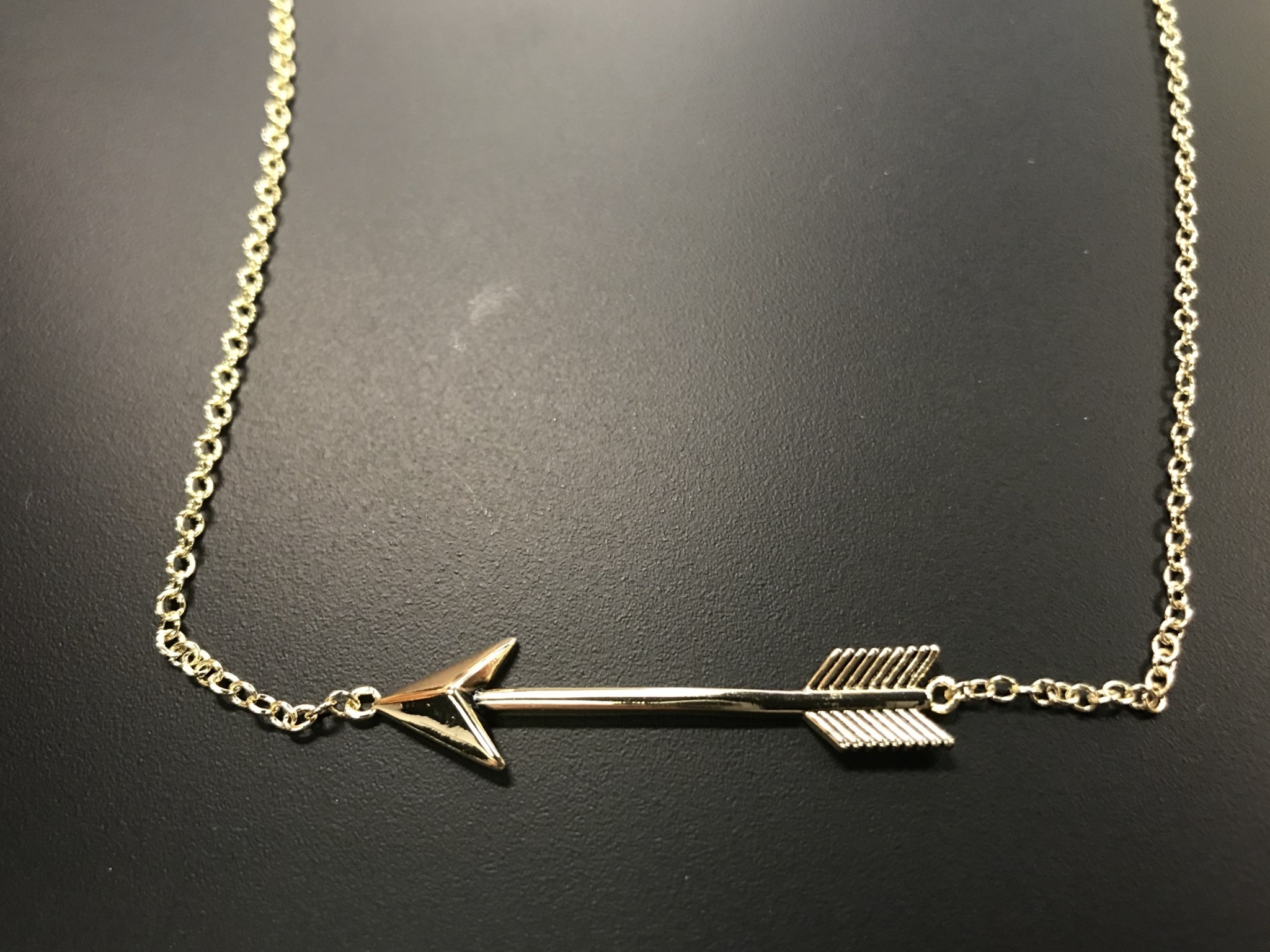 Arrow Pendant Necklace 2 Broke Girls Boutique