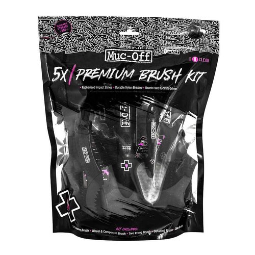 Muc-Off Muc-Off 5-Piece Brush Set w/ Storage Bag