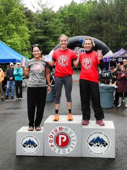 Women on the podium