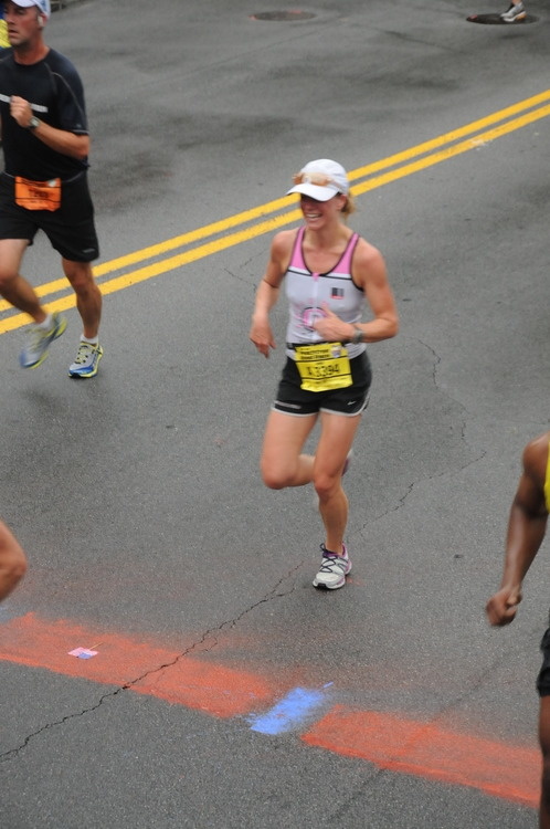 Annie at peachtree road race