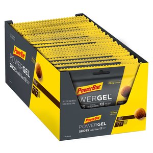 PowerBar PowerGel Shots, Box of 24 Packs