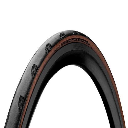 Continental Continental Grand Prix 5000 S TR Tire, Tubeless, Folding, BlackChili, Vectran Breaker, LazerGrip, ACT