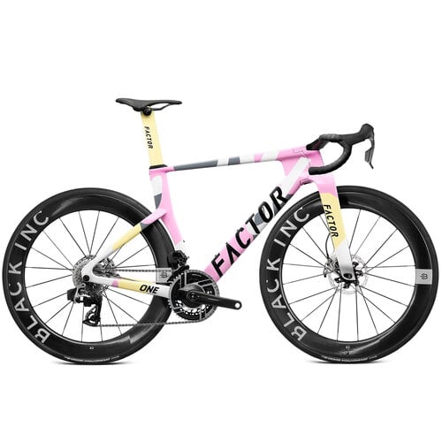 Factor Bikes Factor ONE Disc Red E1 + Power Road Bike Factor Bikes Factor ONE Disc Red E1 + Power Road Bike