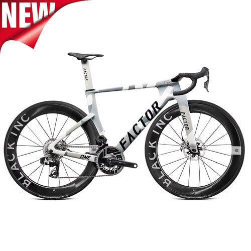 Factor Bikes Factor ONE Disc Red E1 + Power Road Bike Factor Bikes Factor ONE Disc Red E1 + Power Road Bike