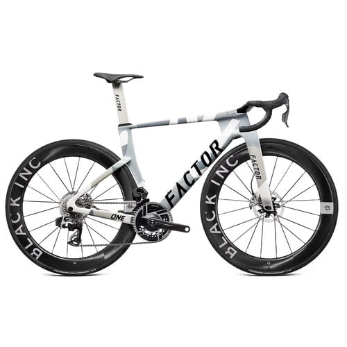 Factor Bikes Factor ONE Disc Red E1 + Power Road Bike Factor Bikes Factor ONE Disc Red E1 + Power Road Bike