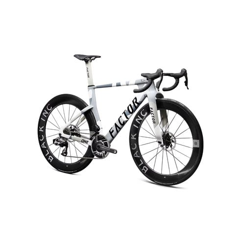 Factor Bikes Factor ONE Disc Red E1 + Power Road Bike Factor Bikes Factor ONE Disc Red E1 + Power Road Bike