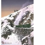 Byron Birdsall White Pass Railroad (art card)