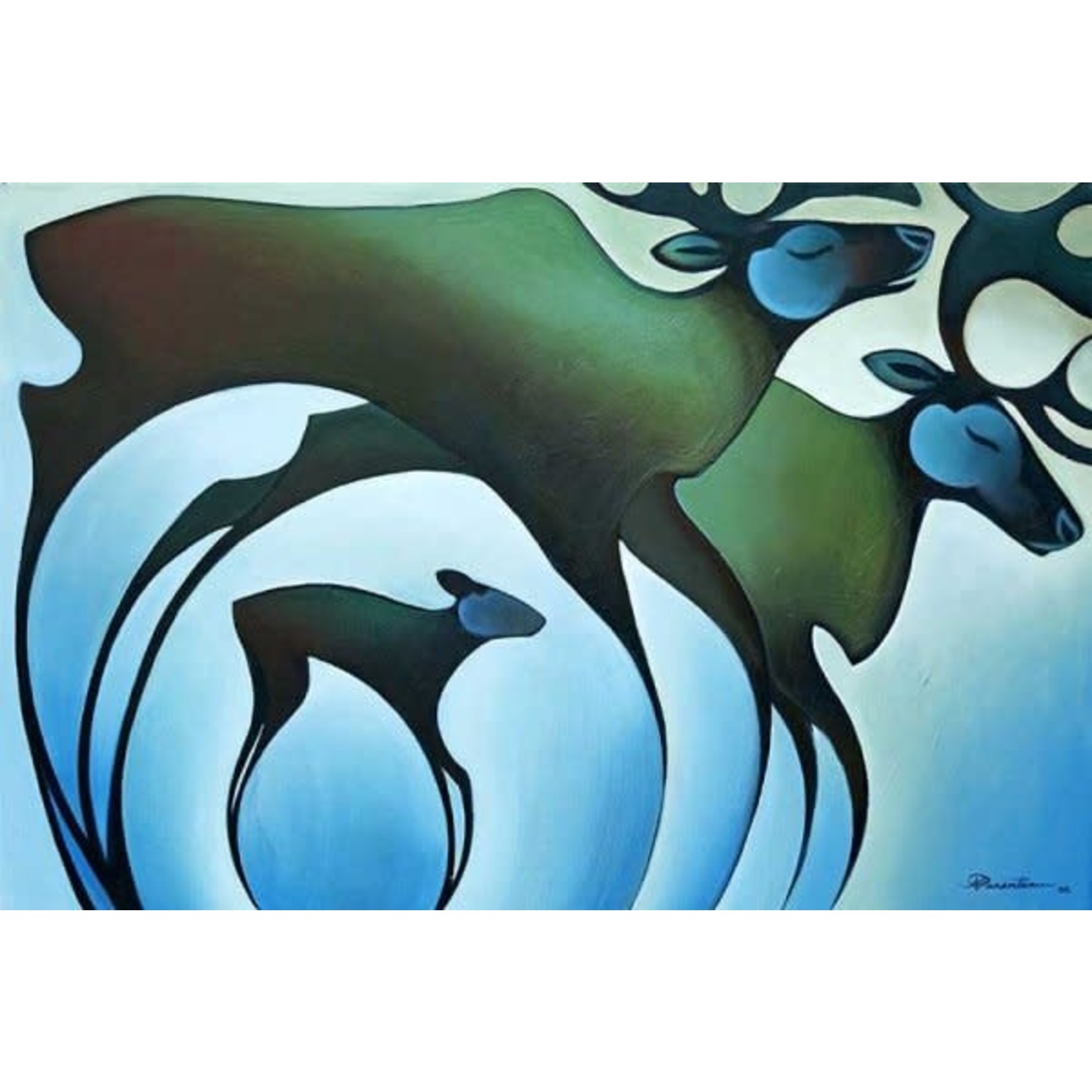 Nathalie Parenteau Caribou Family (A/P) | Nathalie Parenteau