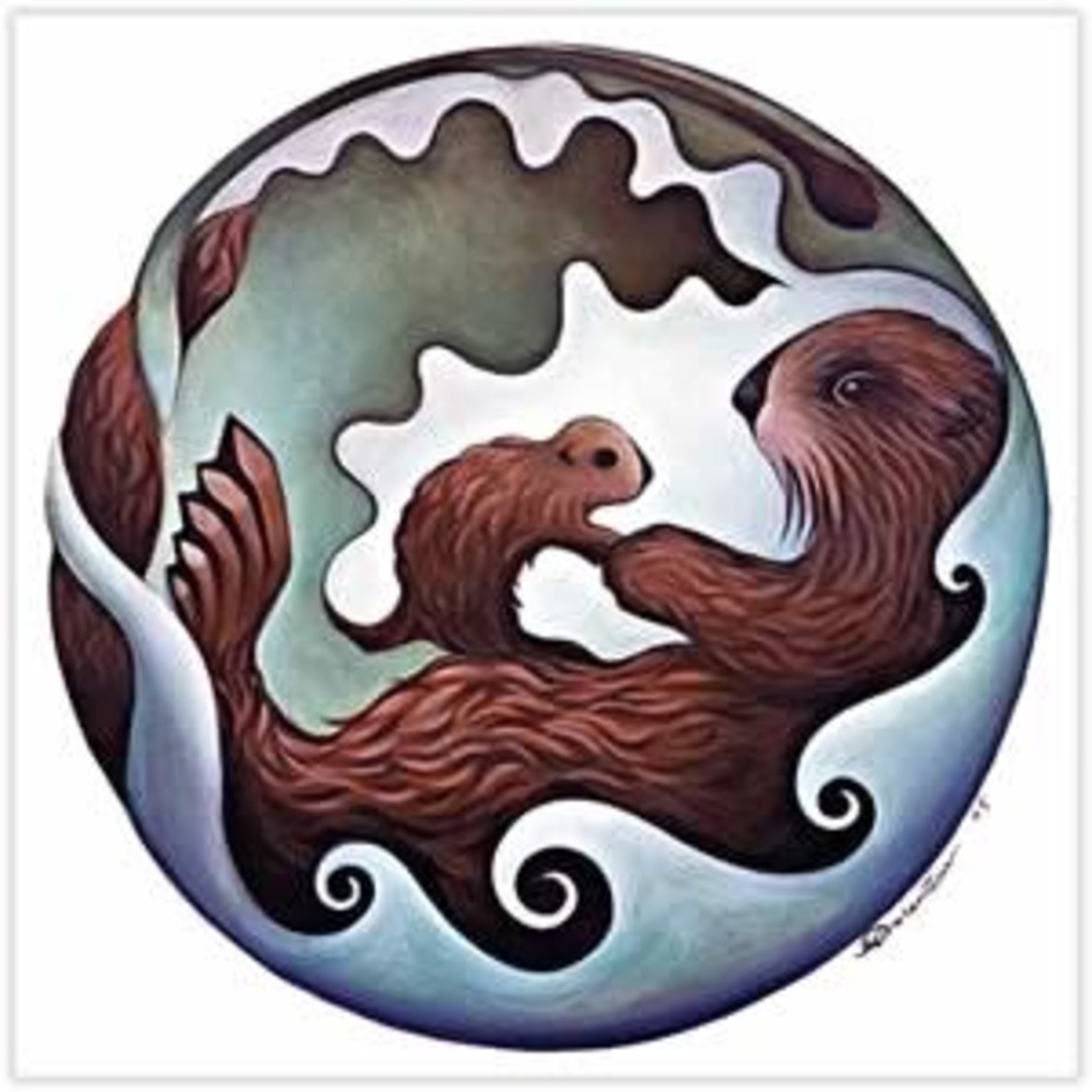 Nathalie Parenteau Sea Otter Mandala | Nathalie Parenteau