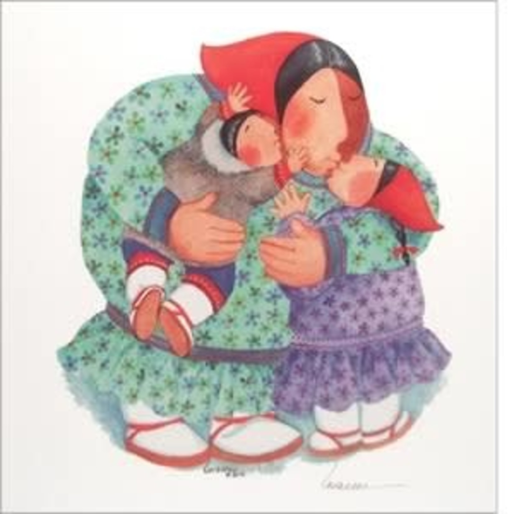 Barbara Lavallee Sharing Hugs | Barbara Lavallee