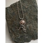 Water's Edge Studio Jellyfish Pendant (Mokume)