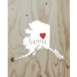 Wren & the Raven Sticker (alaska heart home)