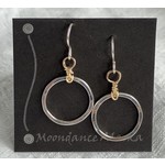 Moondance Alaska by Colleen Goldrich "O" Earrings MixMetal Small