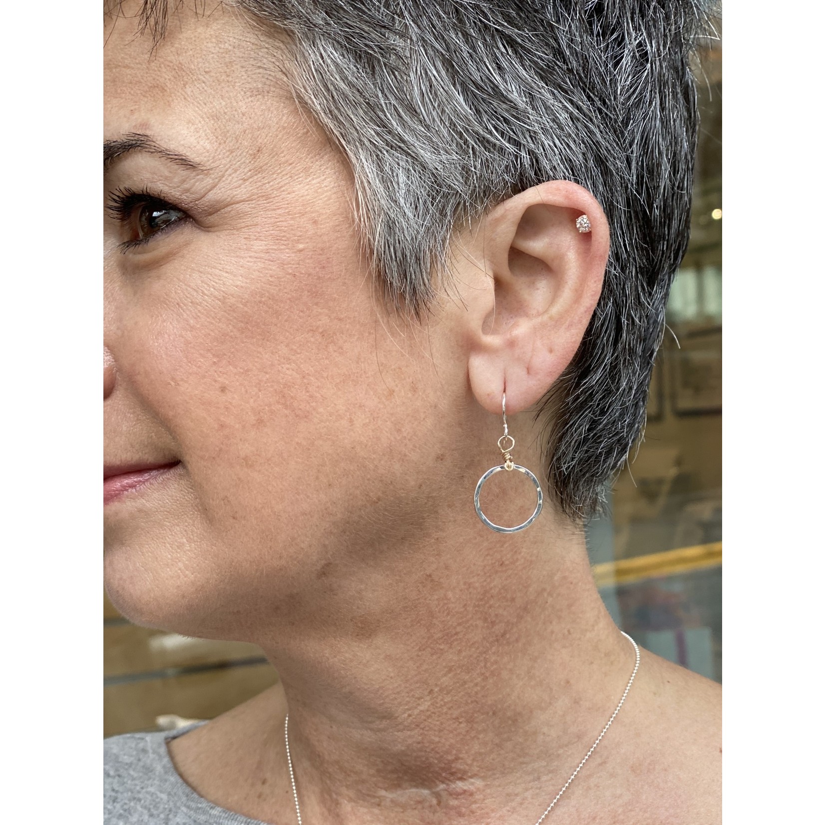 Moondance Alaska by Colleen Goldrich "O" Earrings MixMetal Small | Moondance