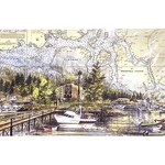 Brenda Schwartz Yeager Wrangell Harbor (art card)