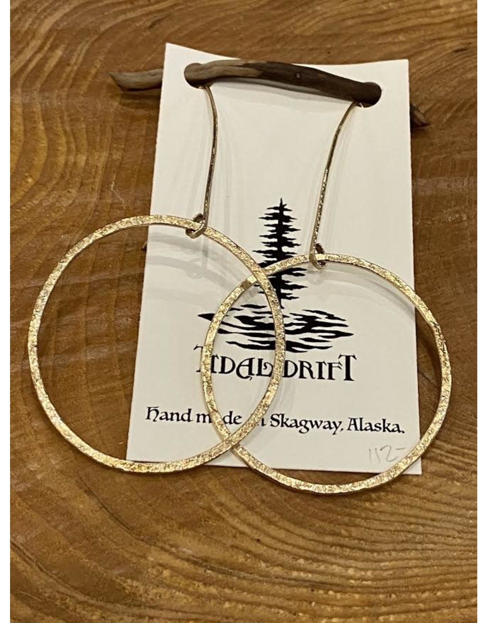 Tidal Drift Tidal Drift Earrings - Dangle Hoops Large