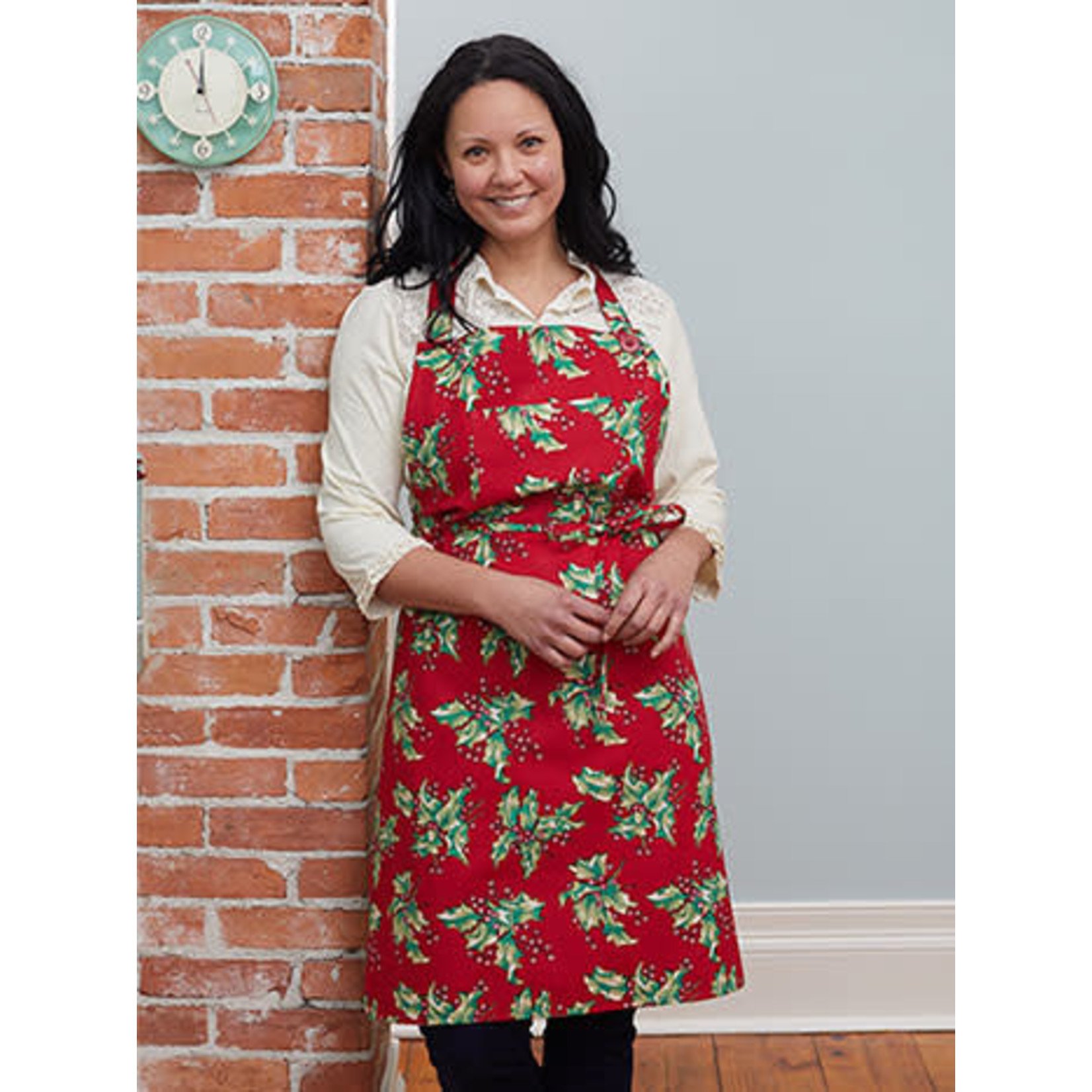 April Cornell Red Holly Apron | April Cornell